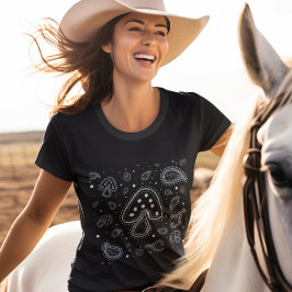 Paisley Mushroom T Shirt