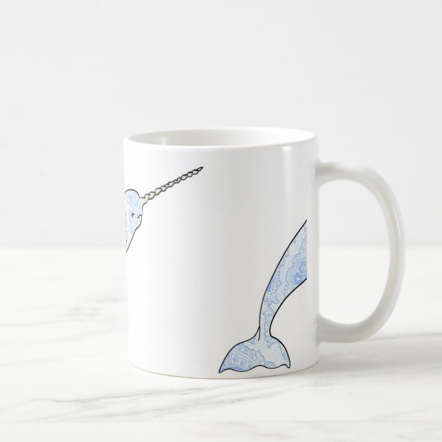 Paisley Narwhal mugg (Höger)