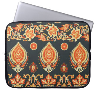 Paisley Oriental Ethnic Fabric Laptop Fodral