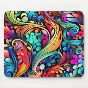 Paisley ornamental mönster musmatta