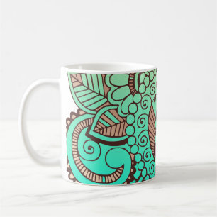 Paisley Ornaments I + din backgr. & idéer Kaffemugg
