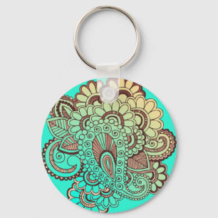 Paisley Ornaments I + din backgr. & idéer Nyckelring