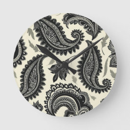 Paisley Palats Rund Klocka