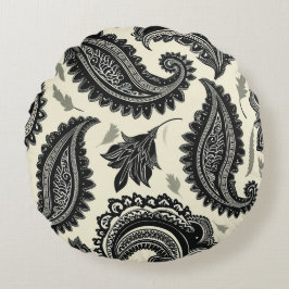 Paisley Palats Rund Kudde