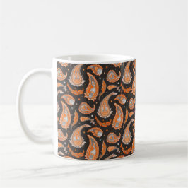 Paisley pattern kaffemugg