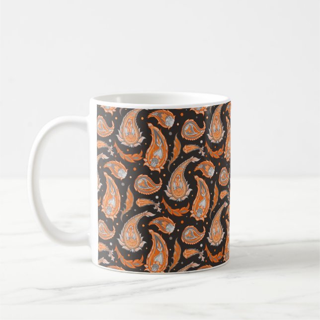 Paisley pattern kaffemugg (Vänster)