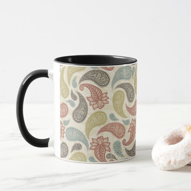 Paisley Pattern  Mugg (Med munk)