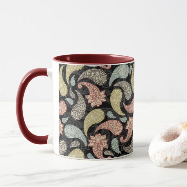 Paisley Pattern  Mugg (Med munk)
