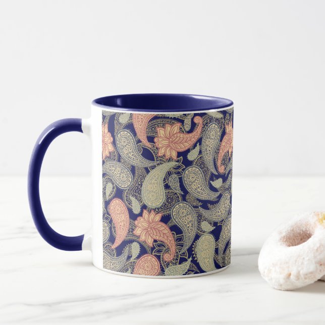 Paisley Pattern  Mugg (Med munk)