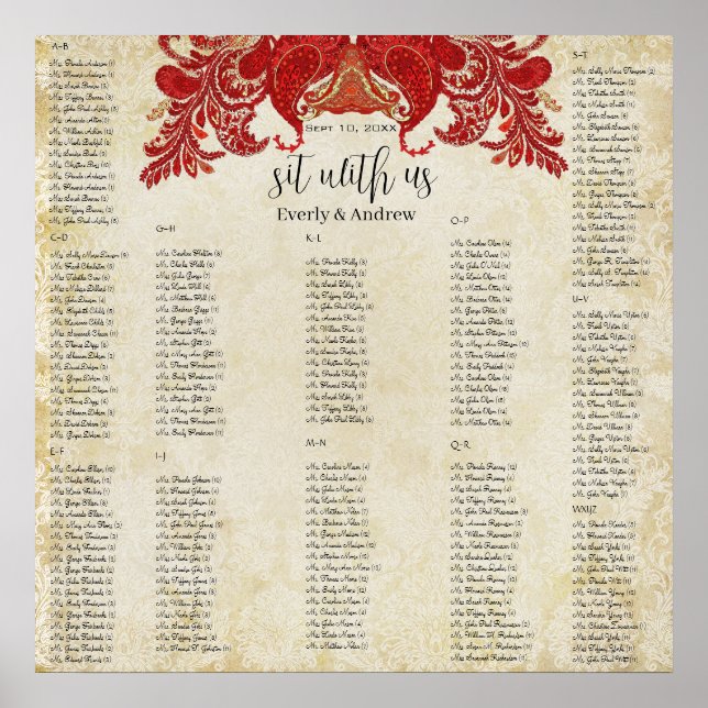 Paisley Peacock- Använda 35 x 35 storlek (200 gäst Poster (Framsidan)