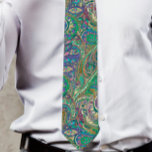 Paisley Peacock Färg Bröllop Tie Slips<br><div class="desc">Färgstark med mestadels Grönt och Guld med en aning av Rosa Raspberry och Blue Vintage Paisley Peacock Färg Bröllop Design. Vintage Inspired Paisley Peacock Victorian Feather Aesthetic Chinoiserie Mehndi Indian Paisley Peacock Wedations. Även perfekt för Art deco Art nouveau Roaring 20:s Underbara Gatsby Bröllop Themes. #GrandMillennial Chinoiserie Feathery Aesthetic</div>