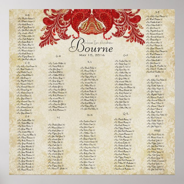 Paisley Peacock - välj 35 x 35 storlek för 200 gäs Poster (Framsidan)