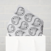 Paisley Petal Rytm svarta linjer