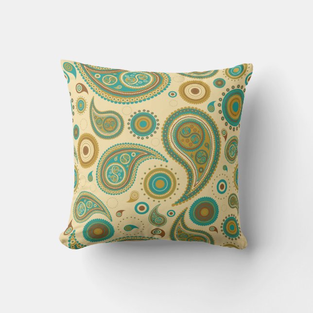 Paisley Pillow Kudde (Framsida)