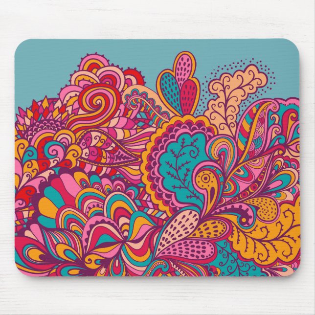 Paisley Print Mouse Pad Musmatta (Framsidan)