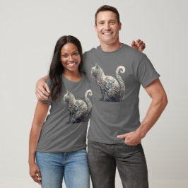 Paisley Profile Cat T Shirt