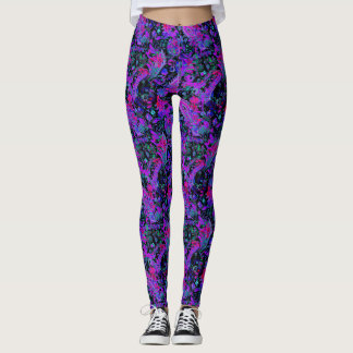Paisley Psykedeliska Leggings