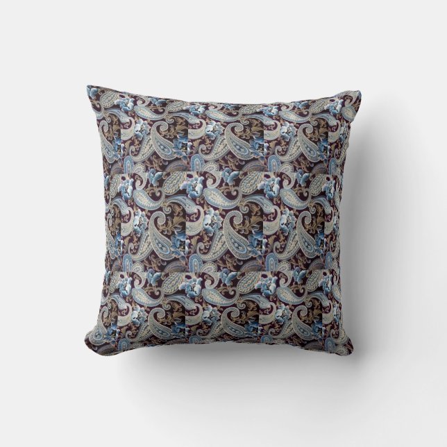 Paisley Quilner Designer Reversible Pillow Kudde (Framsida)