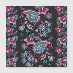 Paisley Rand: Black Decorative Seamless