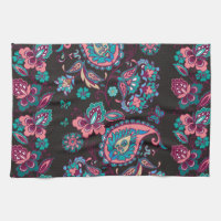 Paisley Rand: Black Decorative Seamless