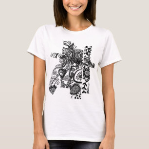 Paisley randar tee shirt