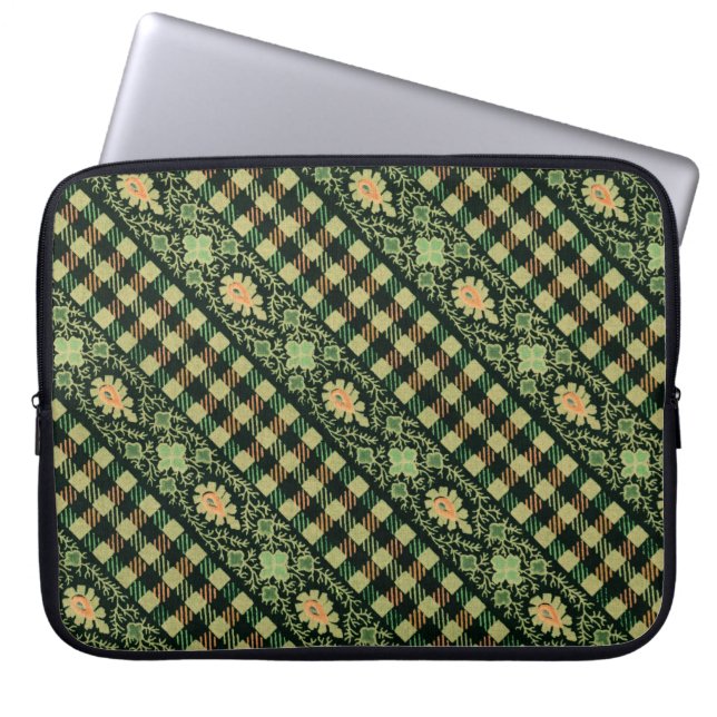 Paisley-ränder Laptop Sleeve (Framsidan)