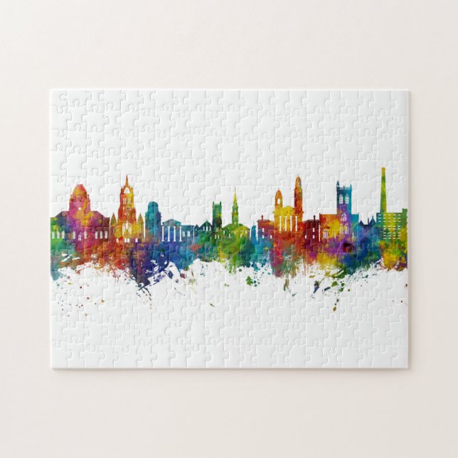 Paisley Scotland Skyline Pussel (Horisontell)