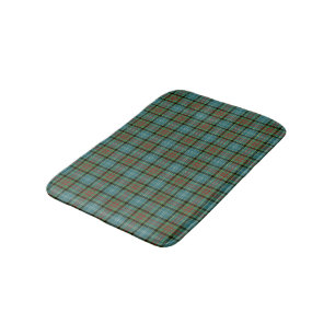 Paisley Scotland Tartan Teal Play Mönster Badrumsmatta