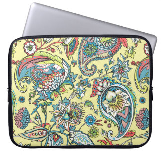 Paisley seamless mönster baserat på traditionell  laptop fodral