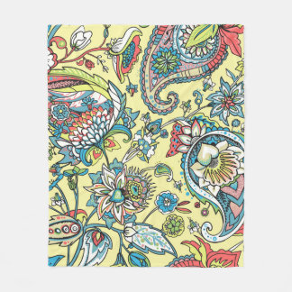 Paisley seamless pattern based on the traditional  fleecefilt