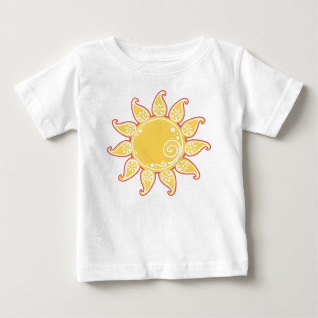 Paisley Sol Baby Shirt Tröja (Framsida)