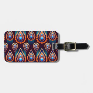 Paisley som Colorful Jewel Mönster Bagagebricka