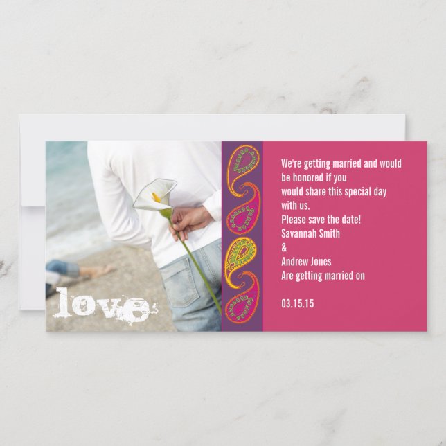 Paisley Spara datum Spara Datumet (Framsida)