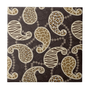 Paisley stilbakgrund kakelplatta