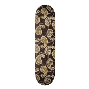 Paisley stilbakgrund skateboard bräda 21,5 cm