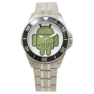 Paisley-tecken för Android™ Robot Armbandsur