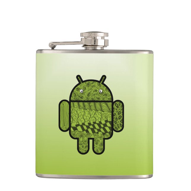 Paisley-tecken för Android™ Robot Fickplunta (Framsidan)