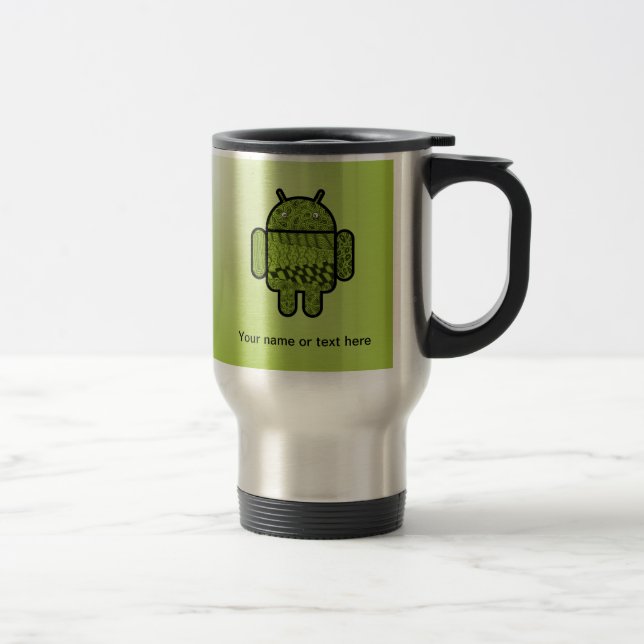 Paisley-tecken för Android™ Robot Resemugg (Höger)