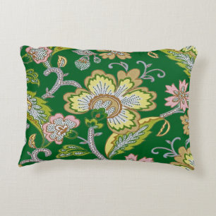 Paisley Trädgård Stilisemang Floral Broderi Prydnadskudde
