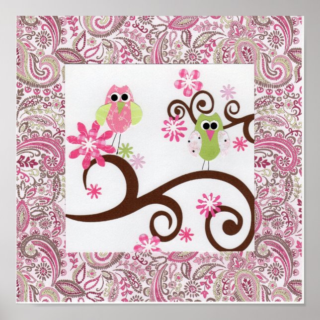 Paisley Ugglor Poster (Framsidan)