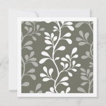 Paisley Waltz Mörkgrön Minimal Modern Botanisk