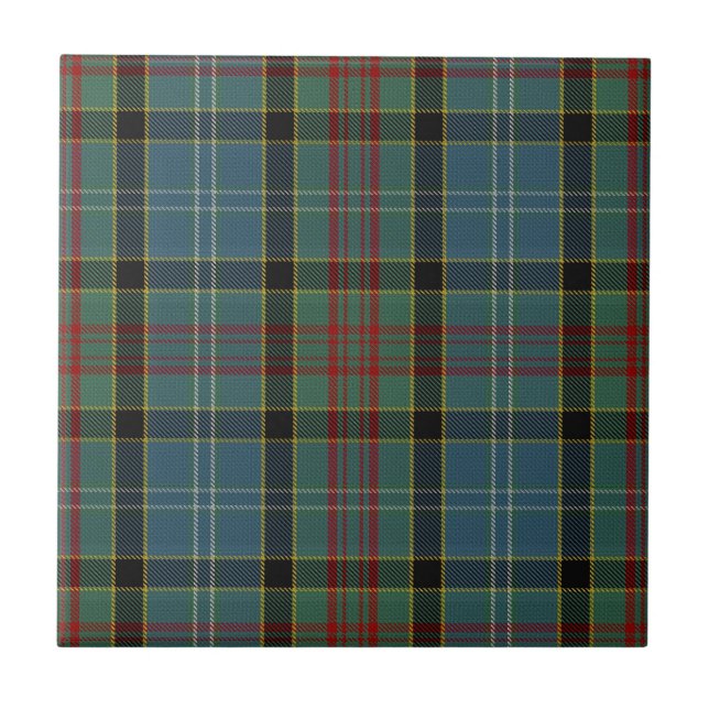  Paisleys familj och regionen Tartan Play Mönster Kakelplatta (Framsidan)
