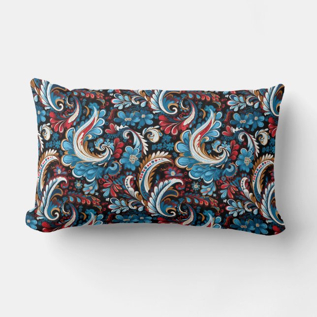 Paisleytryck Lumbarkudde (Framsida)