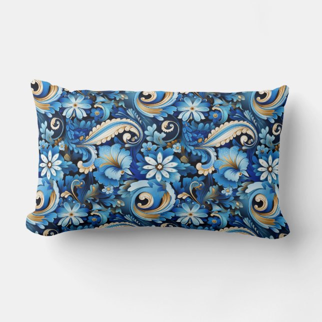 Paisleytryck Lumbarkudde (Framsida)
