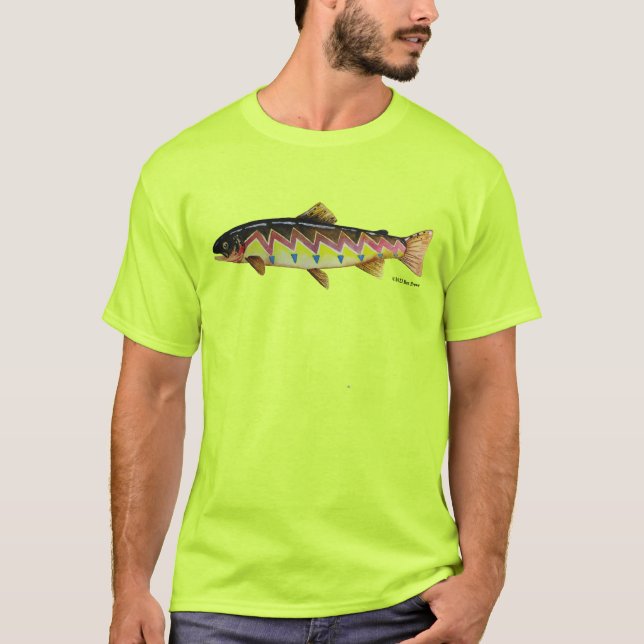 Paiute Cutmynning Trout T Shirt (Framsida)
