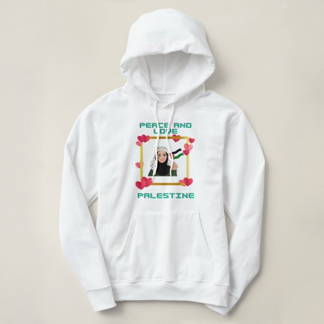 paix-amour-palestine t shirt (Design framsida)