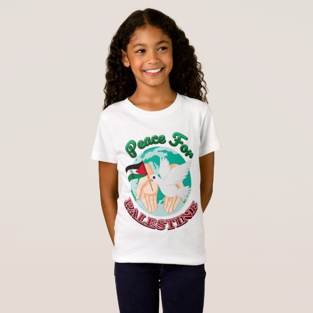 Paix-pour-palestine T Shirt (Hel framsida)