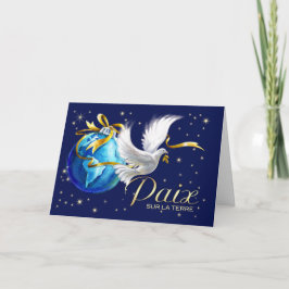 Paix sur la Terre. HELGDAGSKORT i FRANSK Helgkort