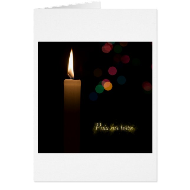 Paix surterre 6627 hälsningskort (Framsidan)