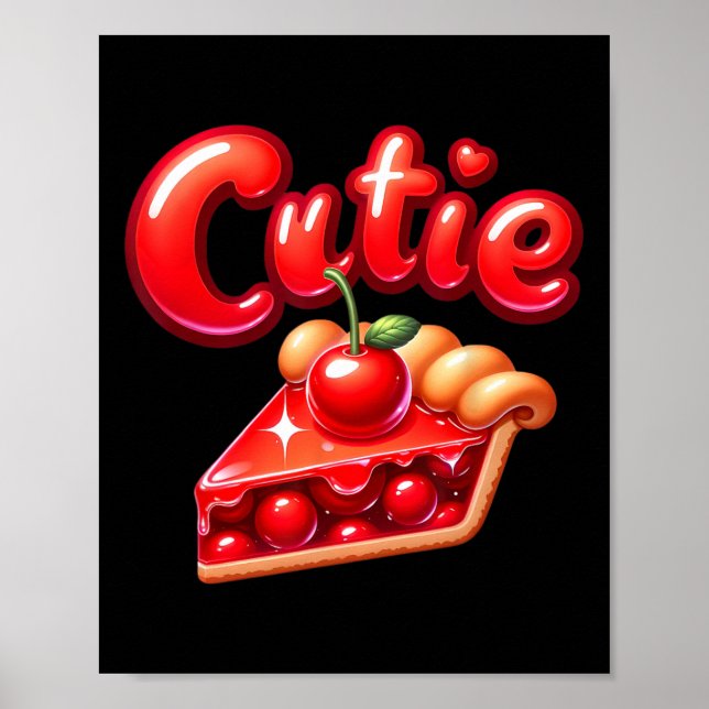 Paj Dag Pi-Thanksgivingen Cherry Cute Paj Cutie Poster (Framsidan)
